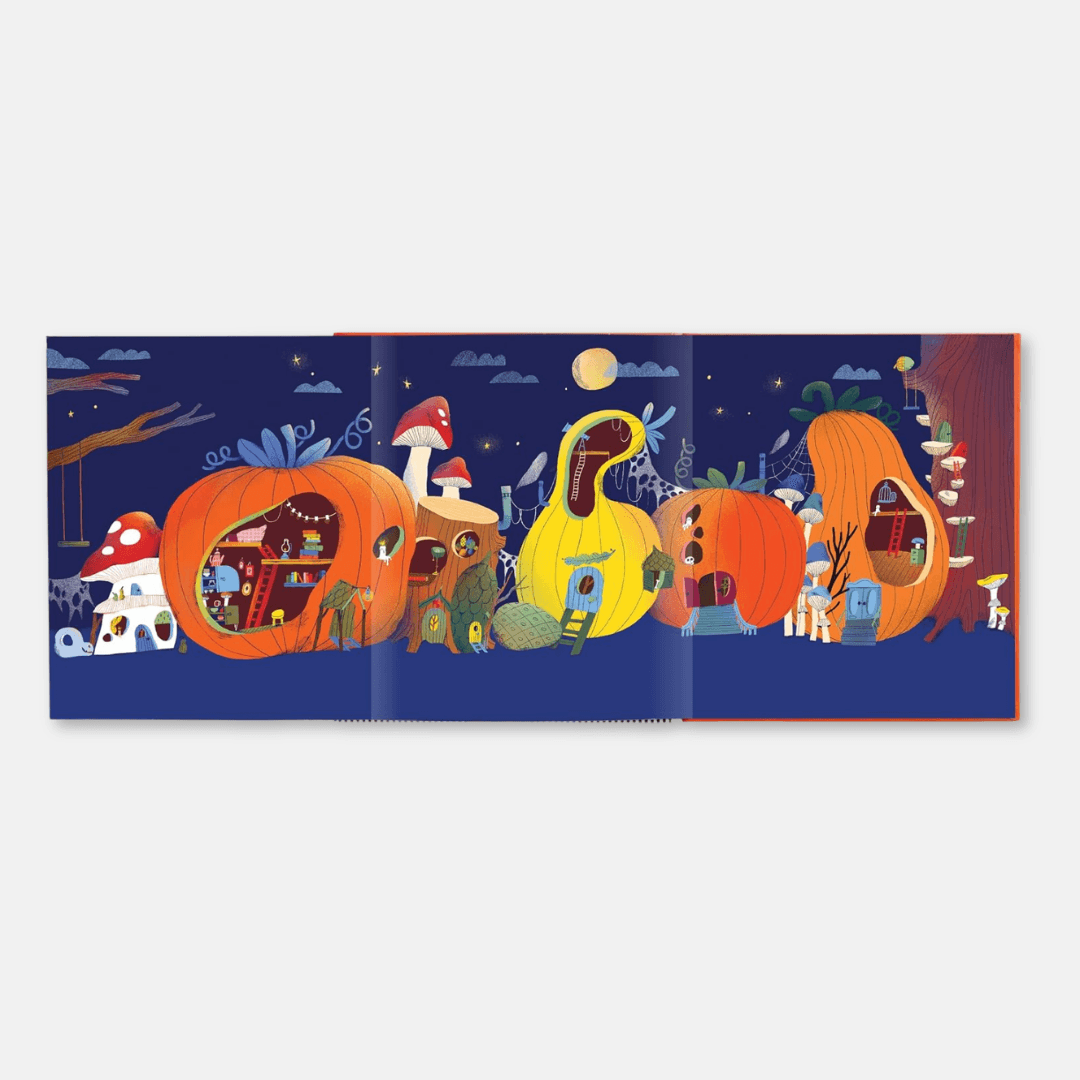 Pumpkin Village Sticker Play