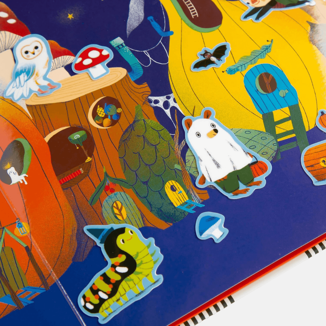 Pumpkin Village Sticker Play