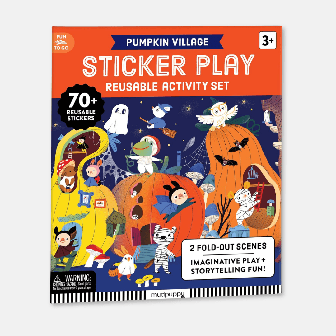Pumpkin Village Sticker Play