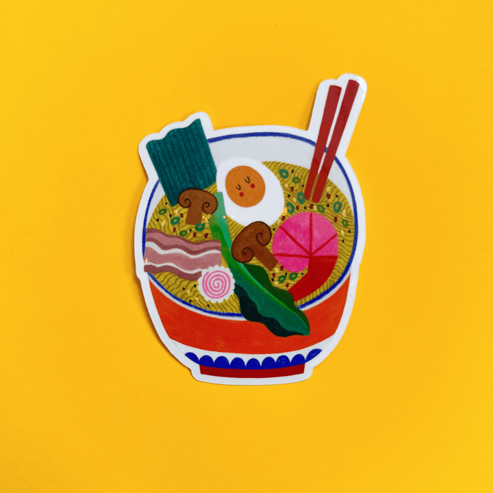 Ramen Noodle Vinyl Sticker