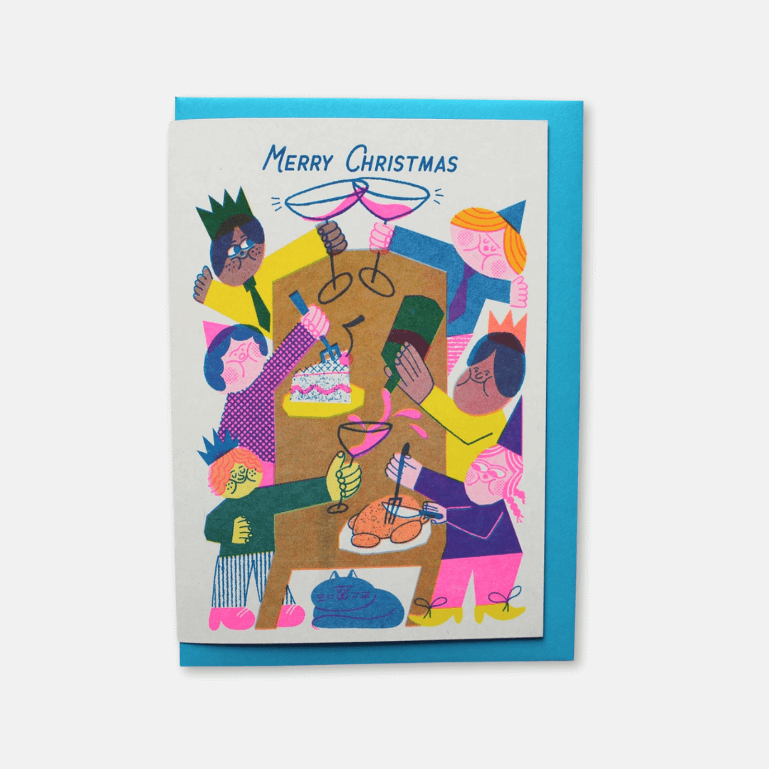 Christmas Dinner Greetings Card