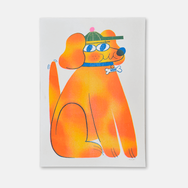 Dogo A3 Riso Print