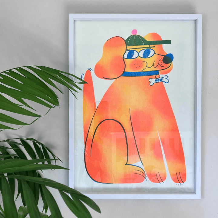 Dogo A3 Riso Print