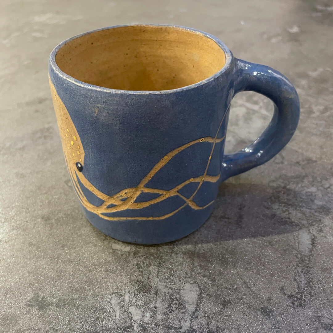 Blue Octo Mug