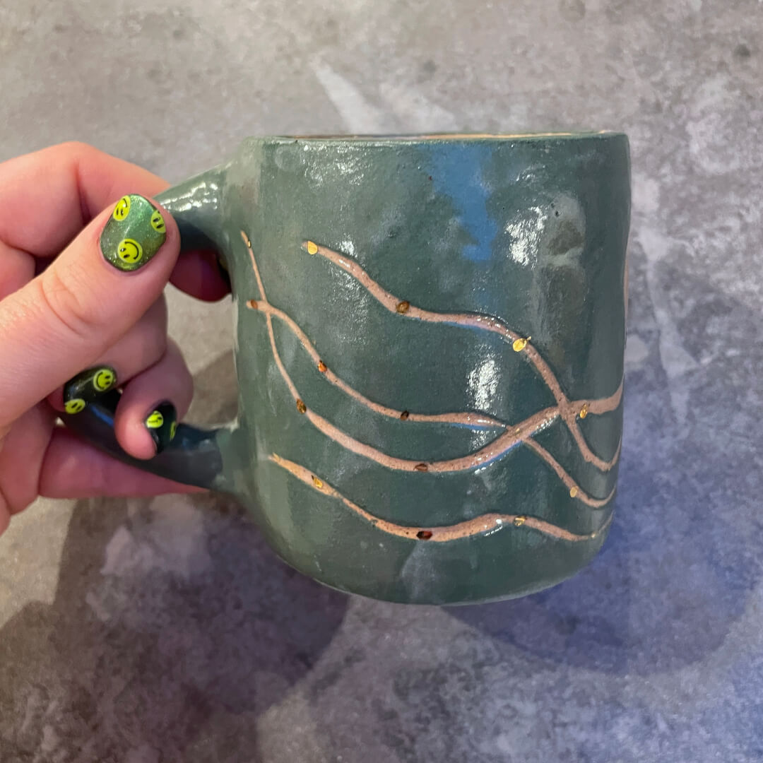 Green Octo Mug