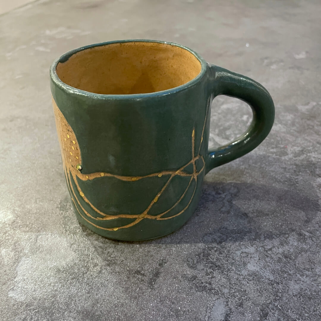 Green Octo Mug