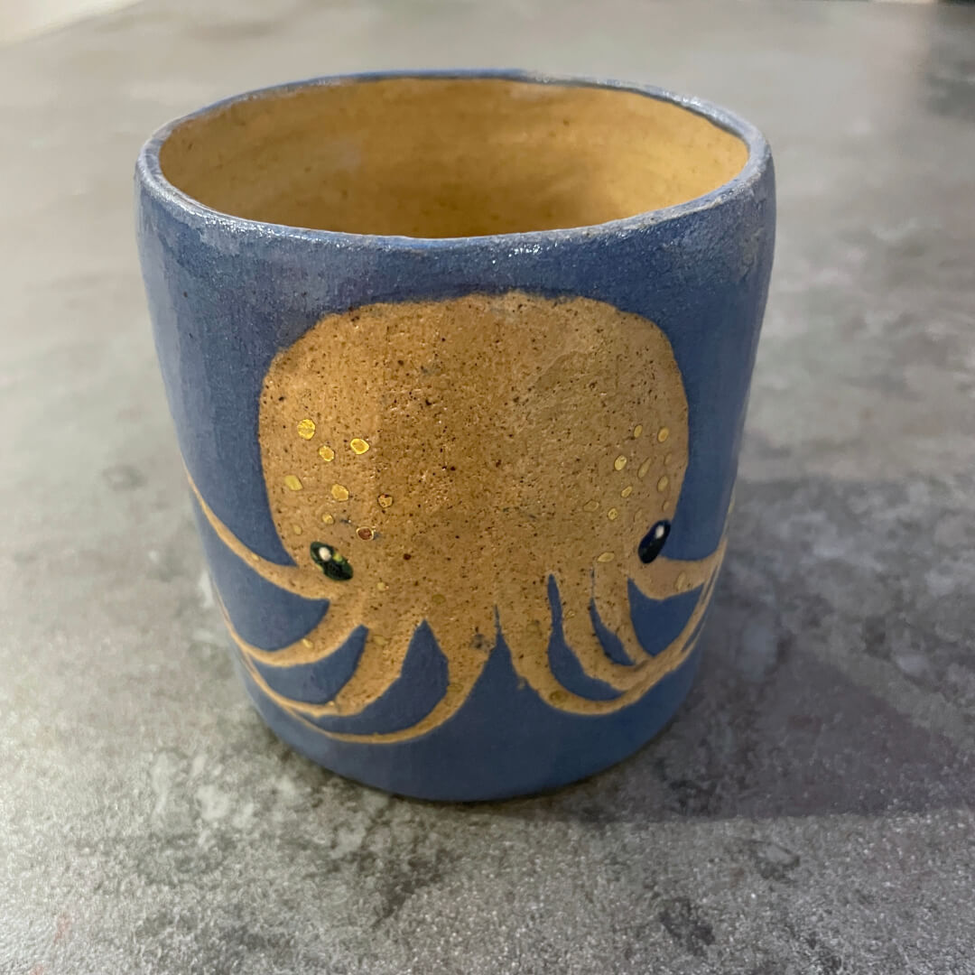 Blue Octo Mug