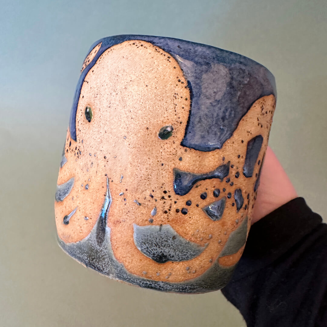 Blue Octo Mug