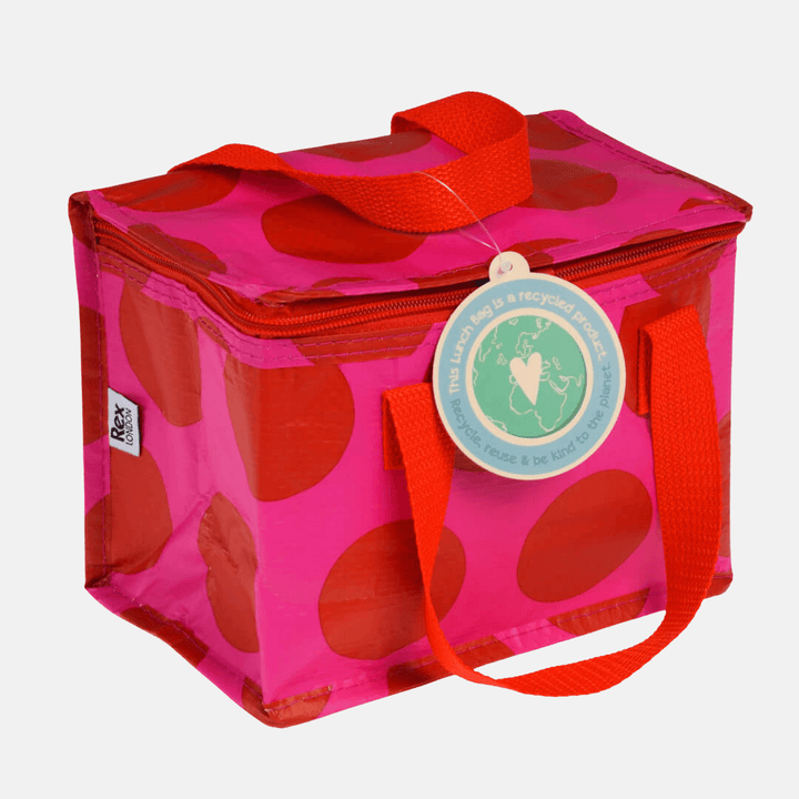 Pink & Red Lunch Bag