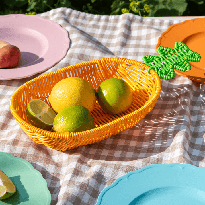 Summer Fruits Woven Baskets