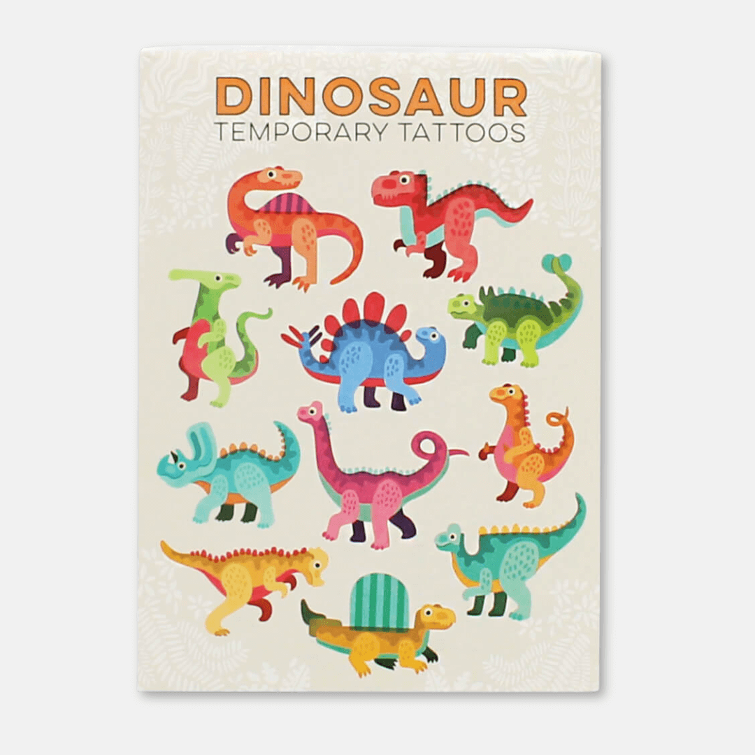 Colourful Dinosaur Temporary Tattoos