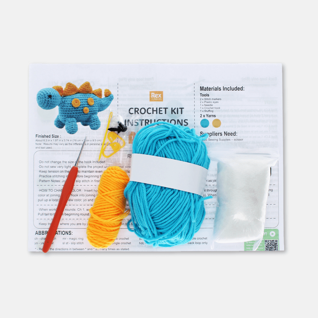 Dinosaur Crochet Kit