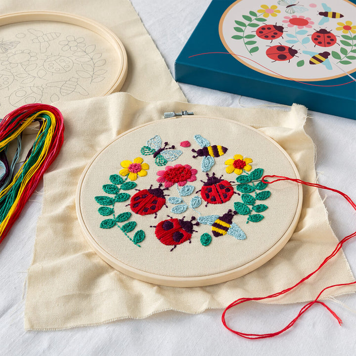 Ladybird Embroidery Craft Kit