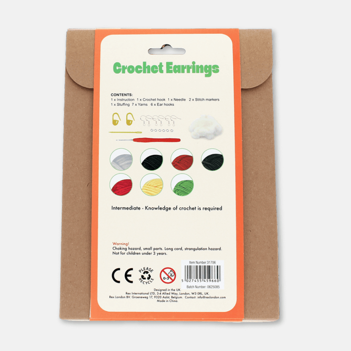 Fruit Earrings Crochet Kit