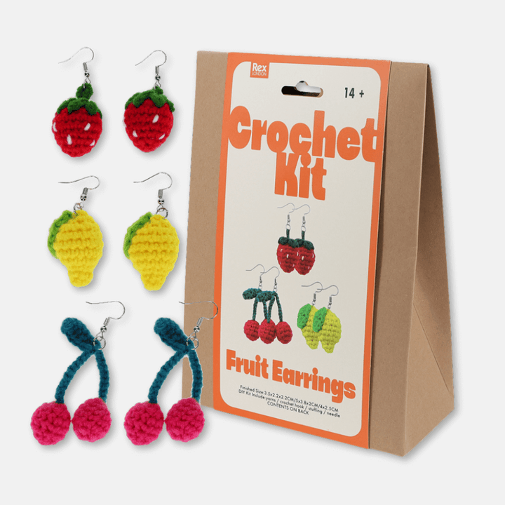 Fruit Earrings Crochet Kit