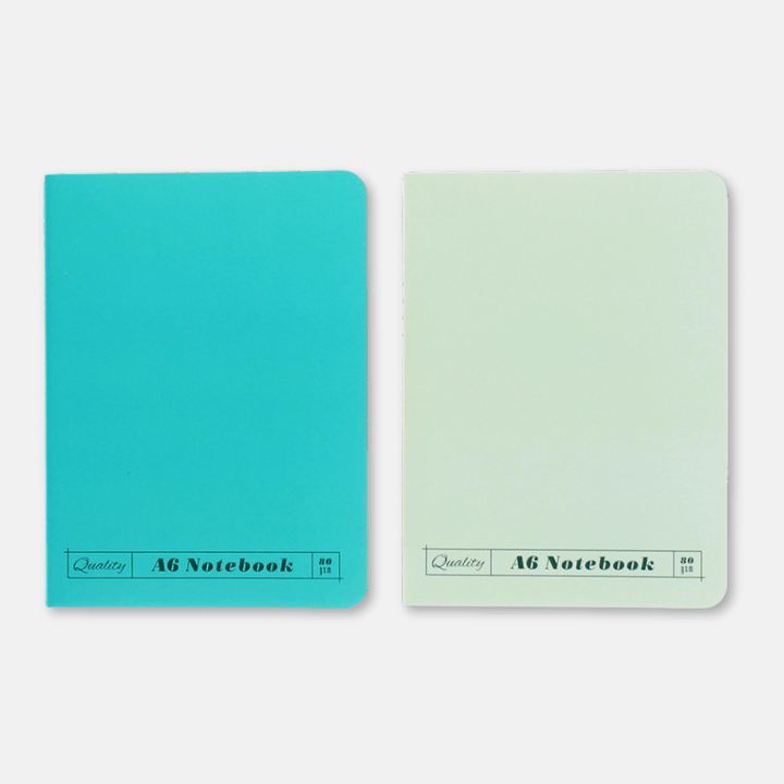 Green & Aqua A6 Notebook Set