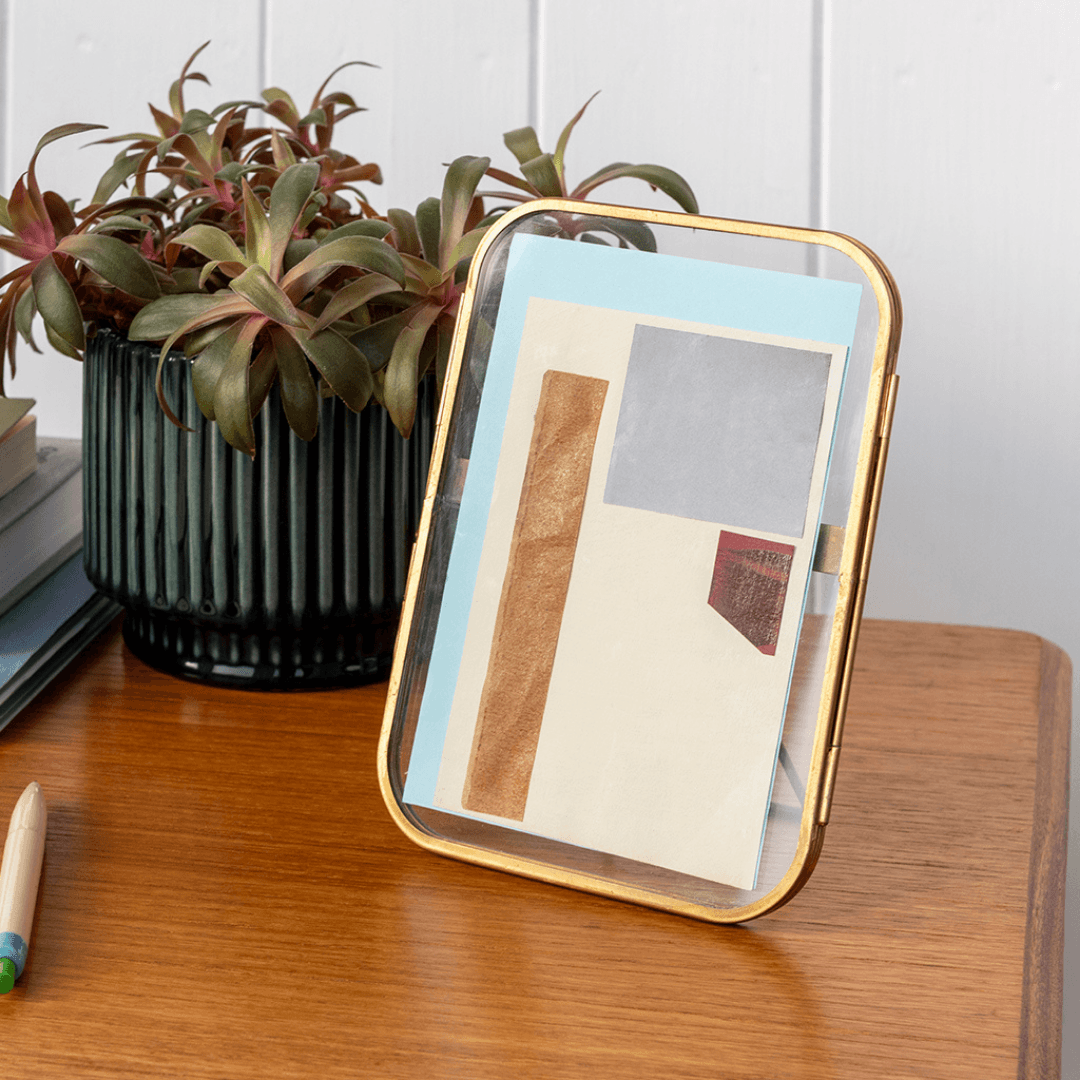 Rounded Brass Standing Frames