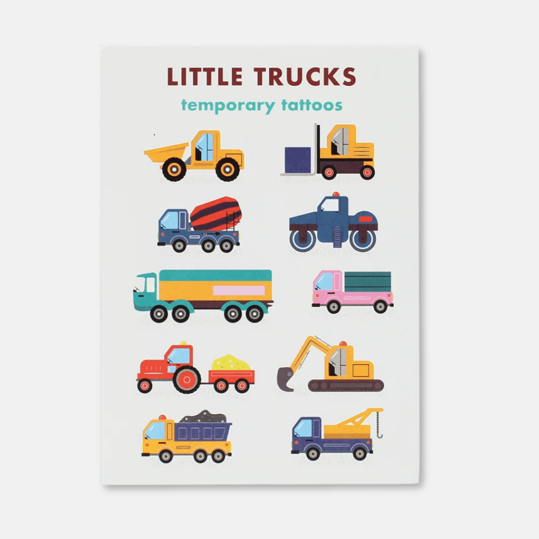 Little Trucks Temporary Tattoos