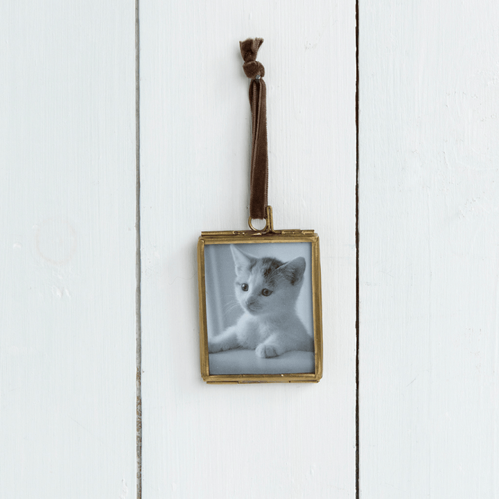 Mini Brass Hanging Frame