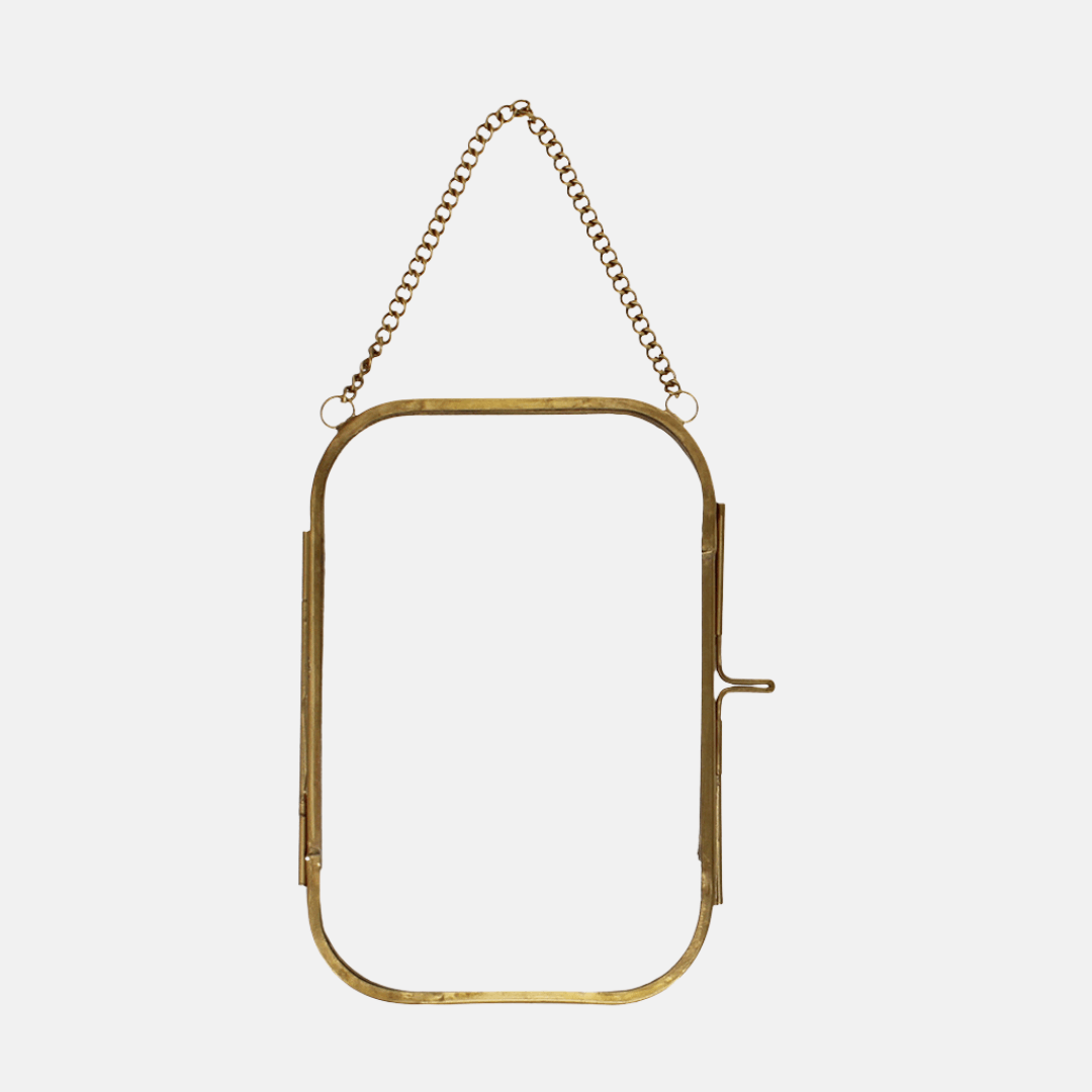 Rounded Brass Hanging Frames