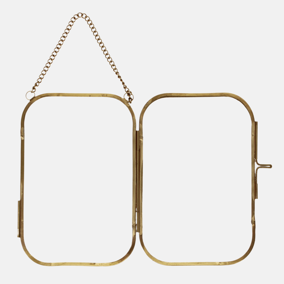 Rounded Brass Hanging Frames