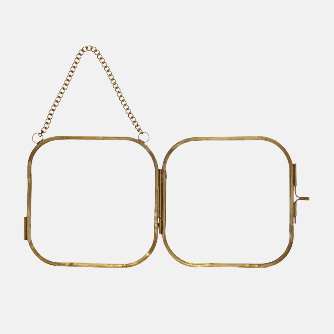 Rounded Brass Hanging Frames