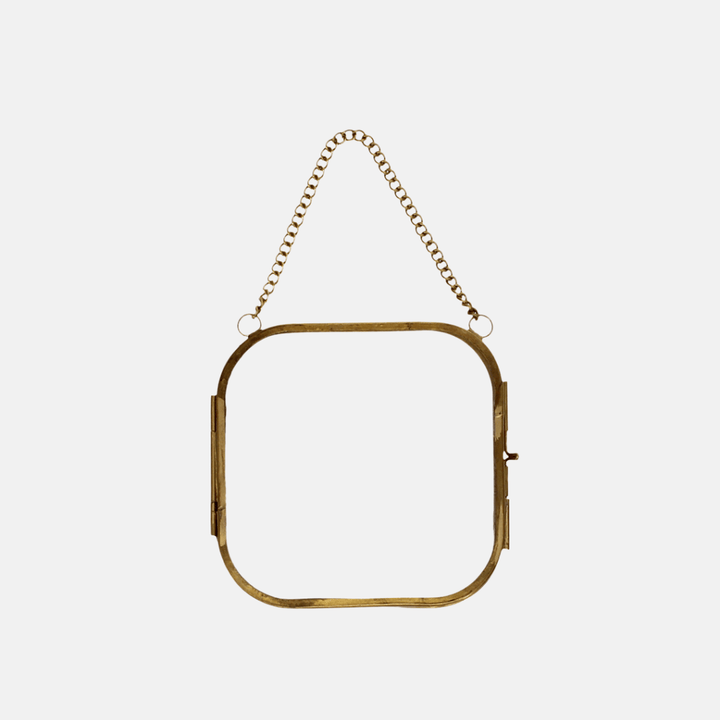 Rounded Brass Hanging Frames