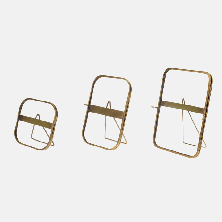 Rounded Brass Standing Frames