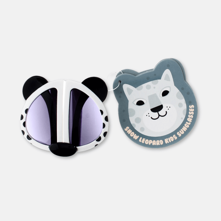 Snow Leopard Kids Folding Sunglasses