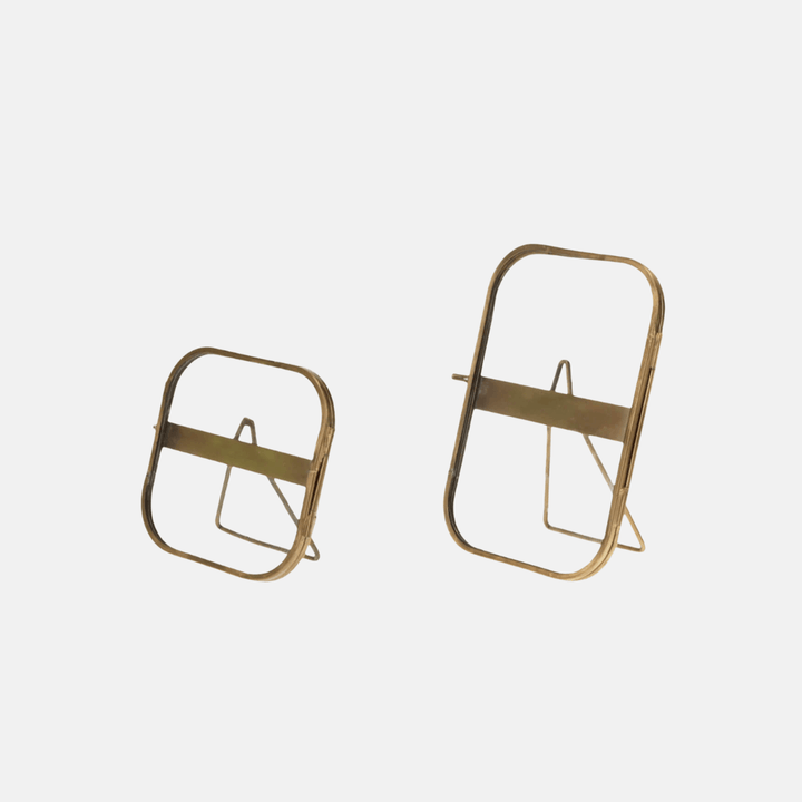 Rounded Brass Standing Frames