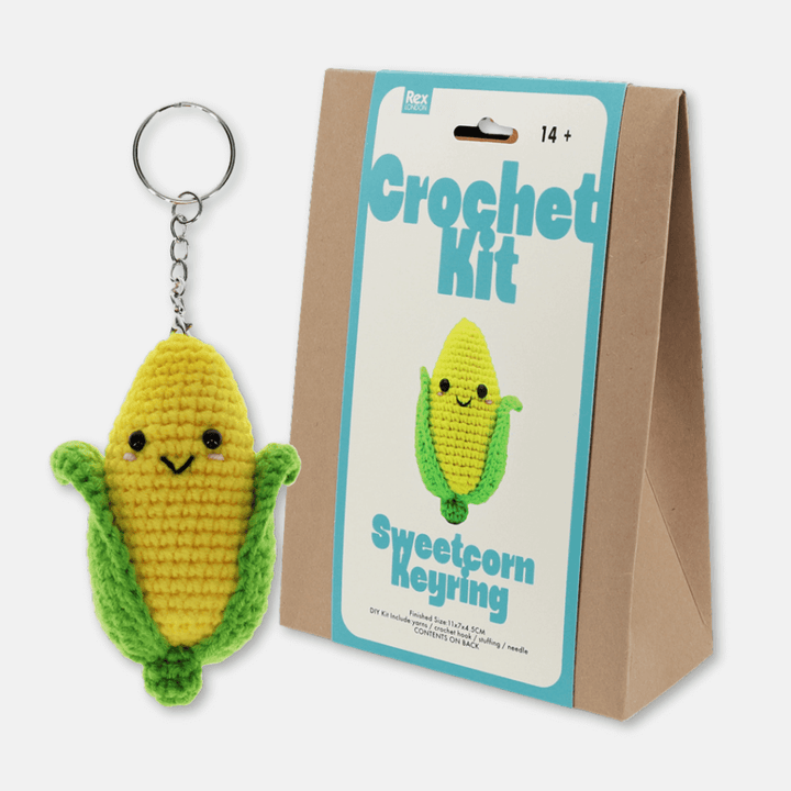 Sweetcorn Keyring Crochet Kit