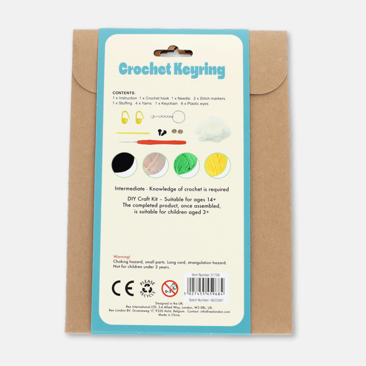 Sweetcorn Keyring Crochet Kit