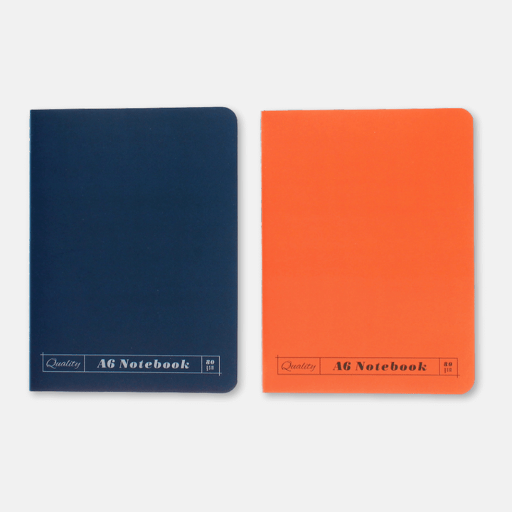 Turquoise & Orange A6 Notebook Set
