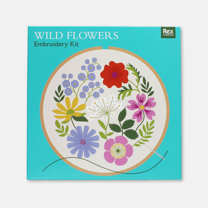 Wild Flowers Embroidery Craft Kit