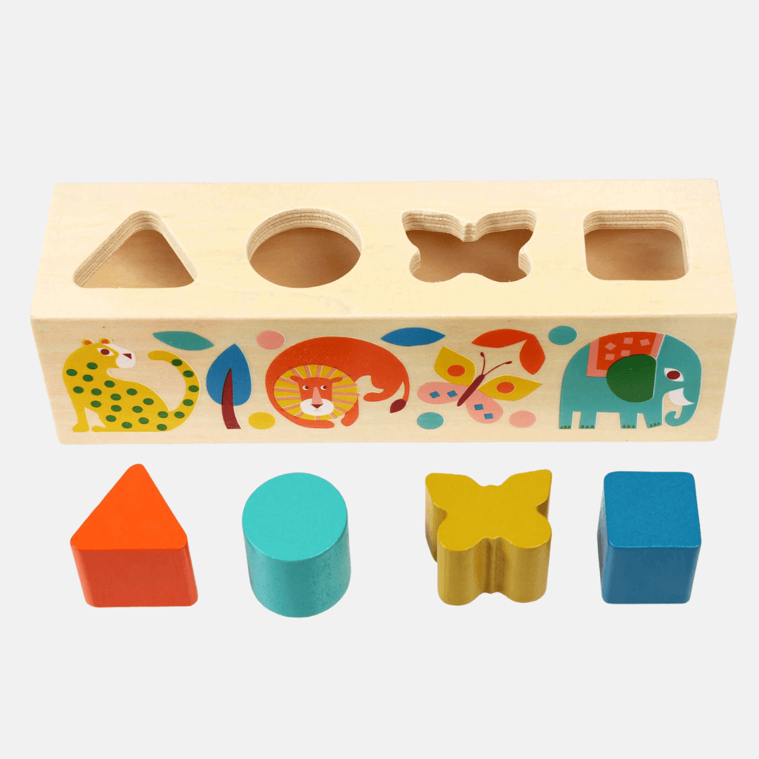 Wild Wonders Wooden Shape Sorter