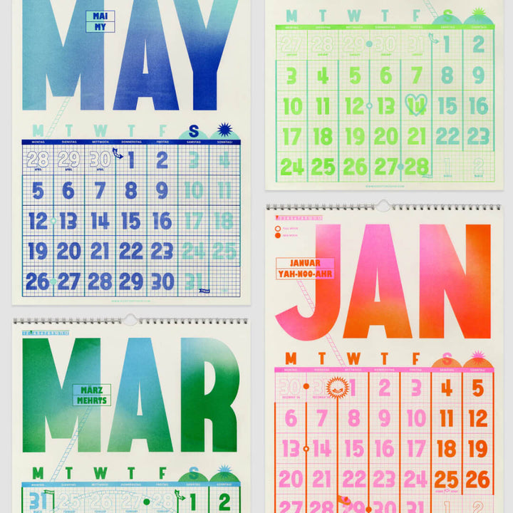 Risotto Studio 2025 Wall Calendar