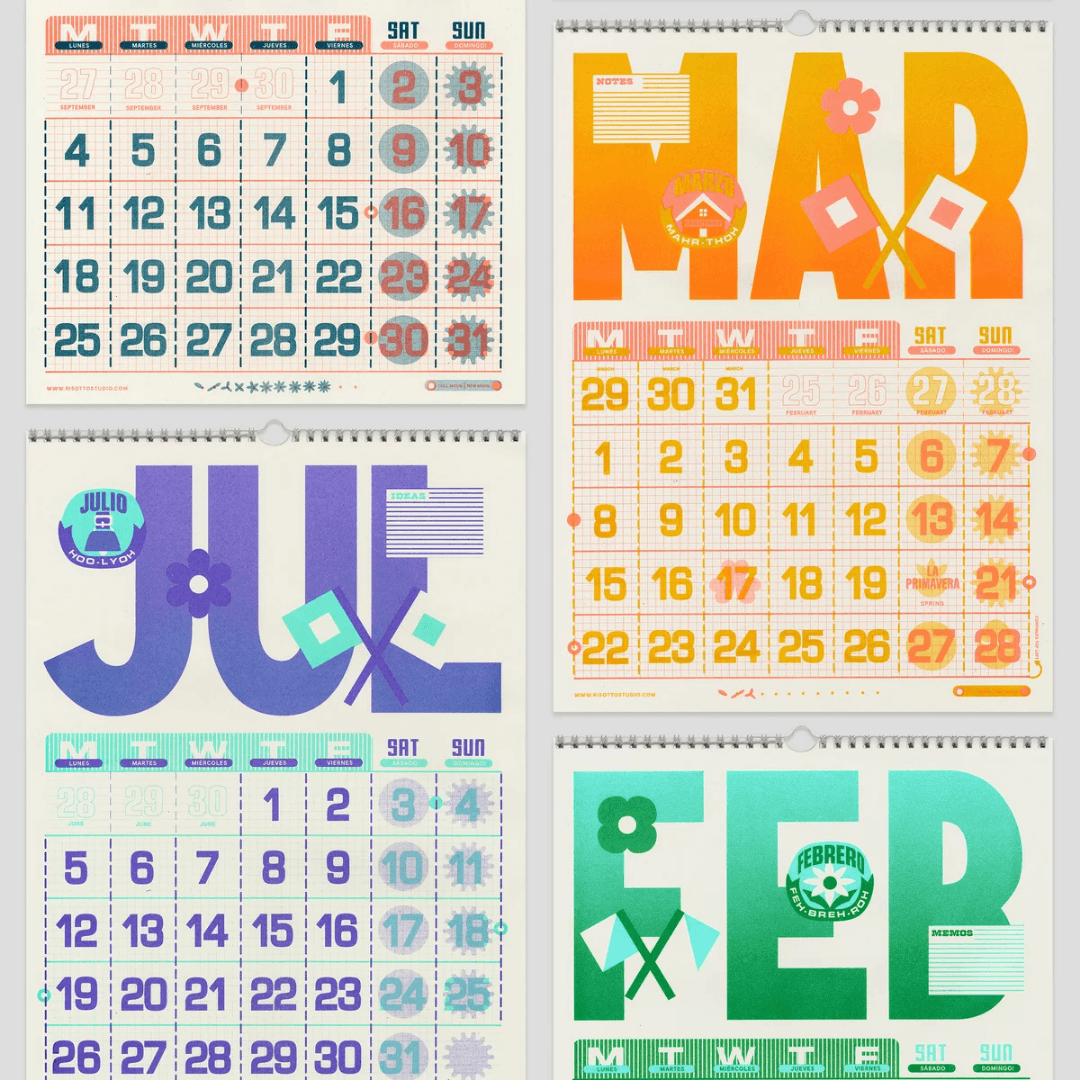 Risotto Studio 2027 Wall Calendar