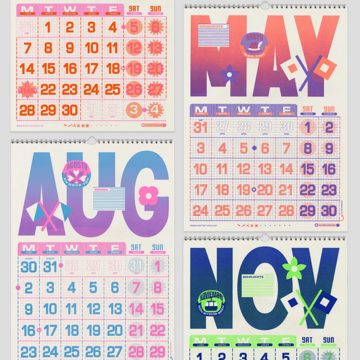 Risotto Studio 2027 Wall Calendar