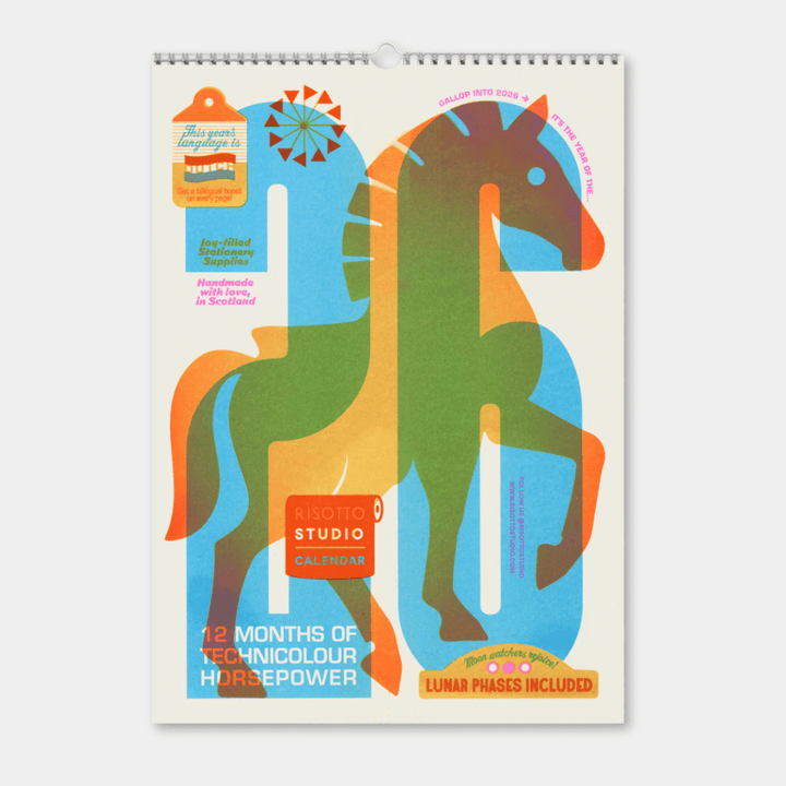 Risotto Studio 2026 Wall Calendar