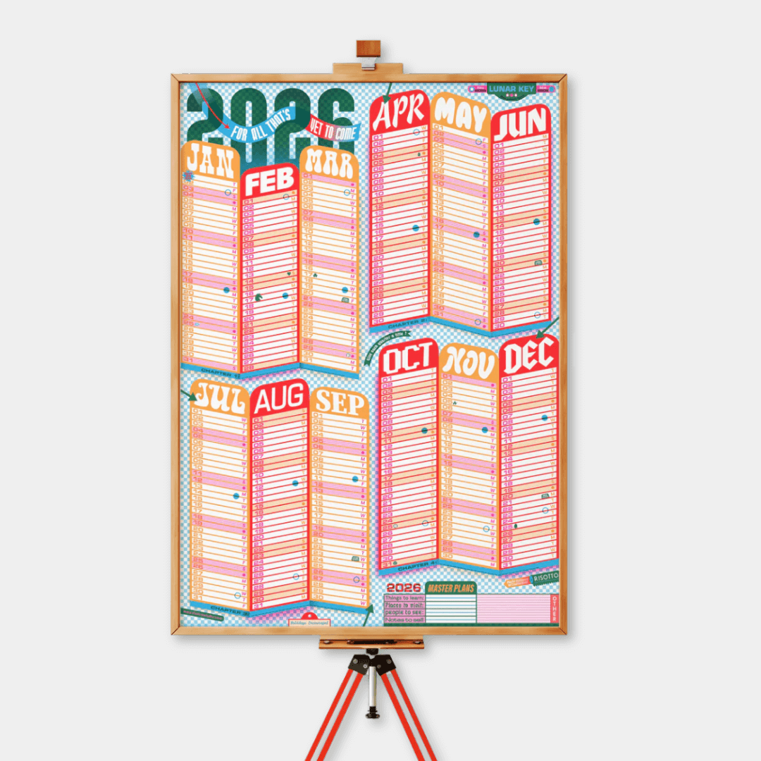 Risotto Studio XL 2026 Wall Planner