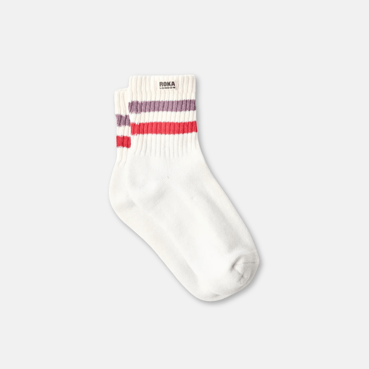 Windsor Stripe Womens Crew Socks