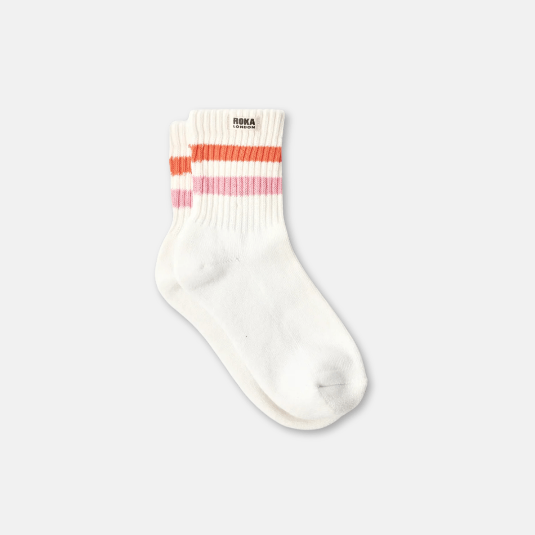 Windsor Stripe Womens Crew Socks