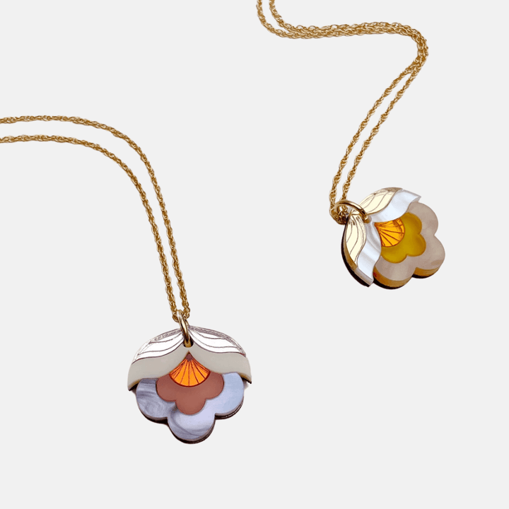 Anna Floral Pendant Necklace