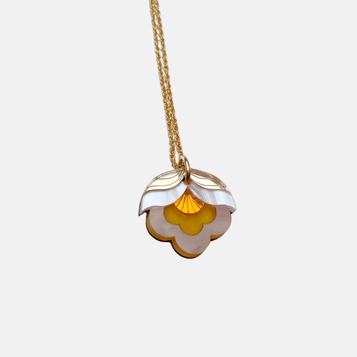 Anna Floral Pendant Necklace