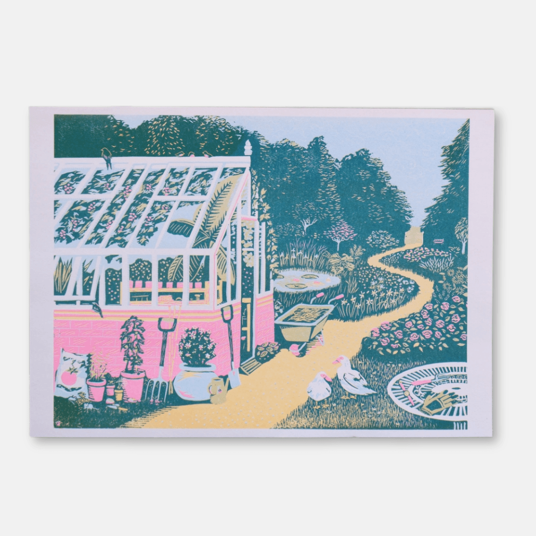 The Gardeners A3 Risograph Print