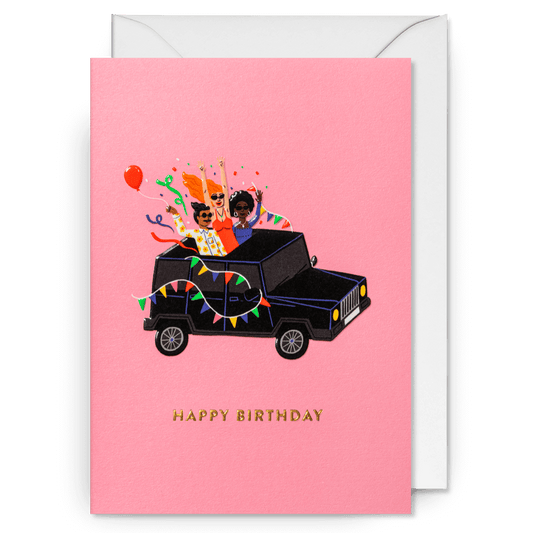 Happy Birthday Jeep Greetings Card