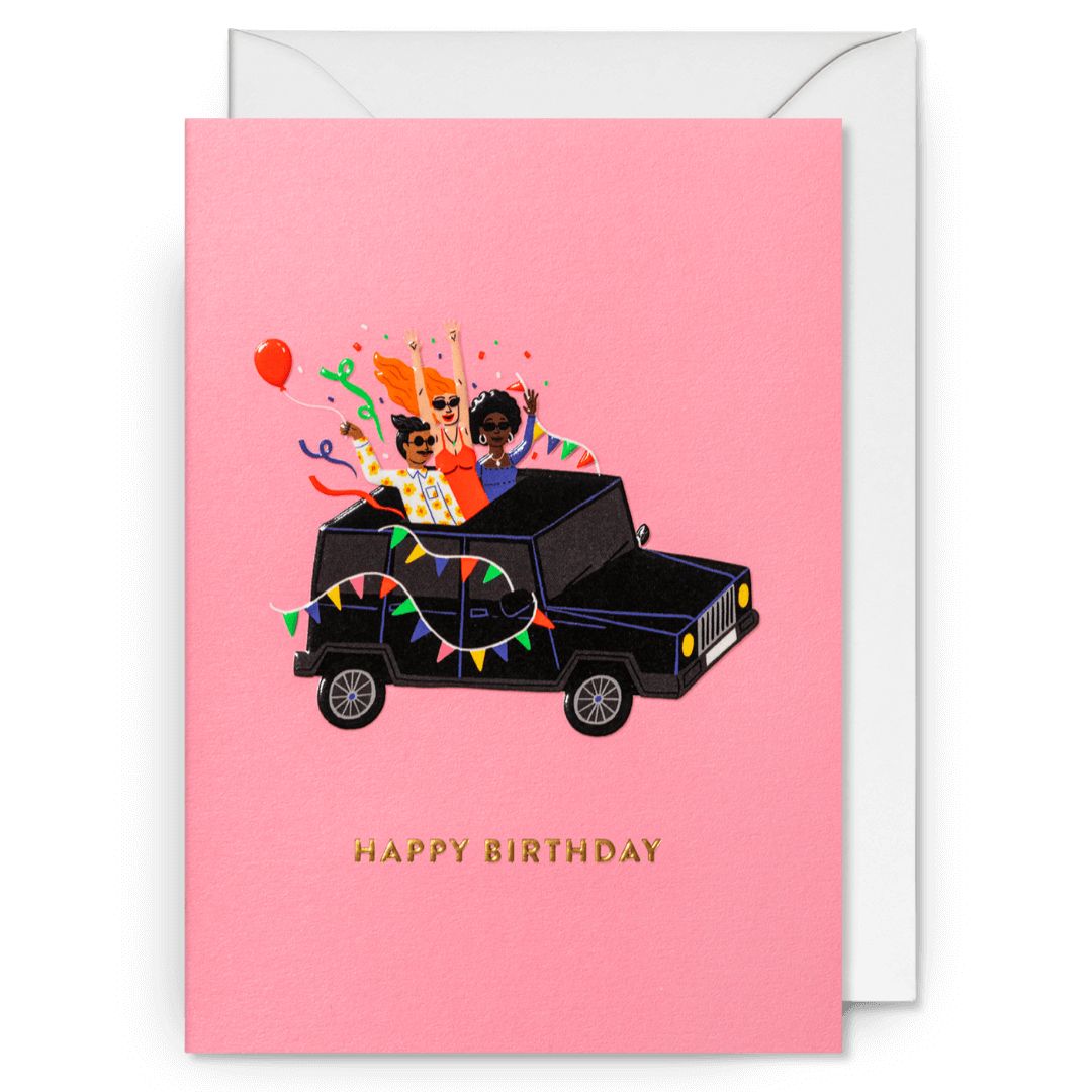 Happy Birthday Jeep Greetings Card