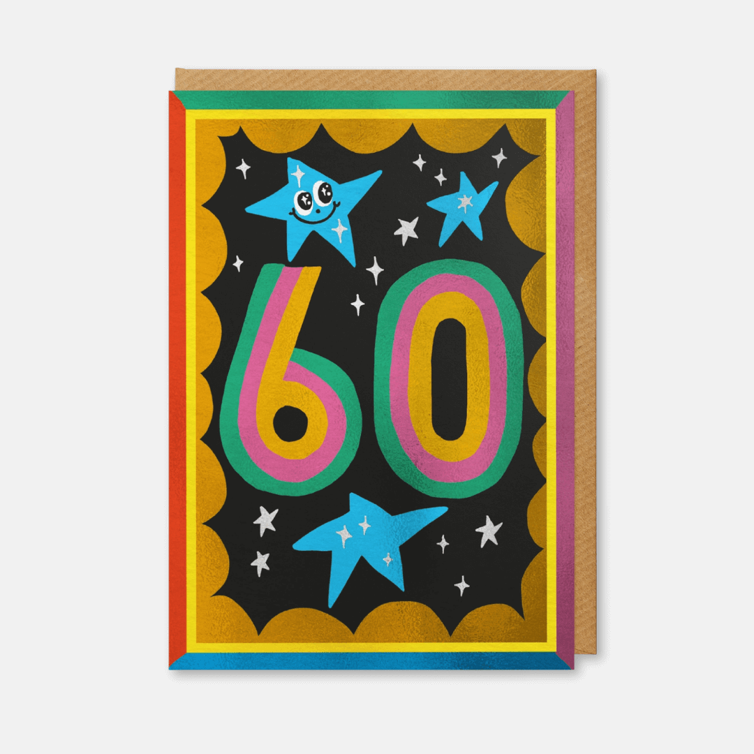 60th Birthday Greetings Card