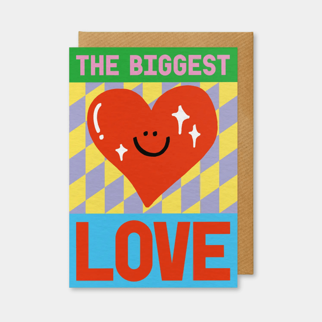 Biggest Love Greetings Card