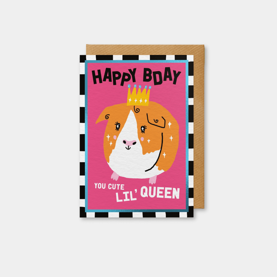 Lil' Queen Birthday Greetings Card